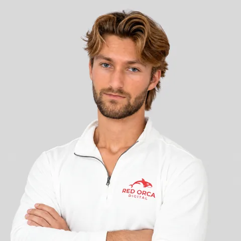 Elijah Nawrot, founder of Red Orca Digital